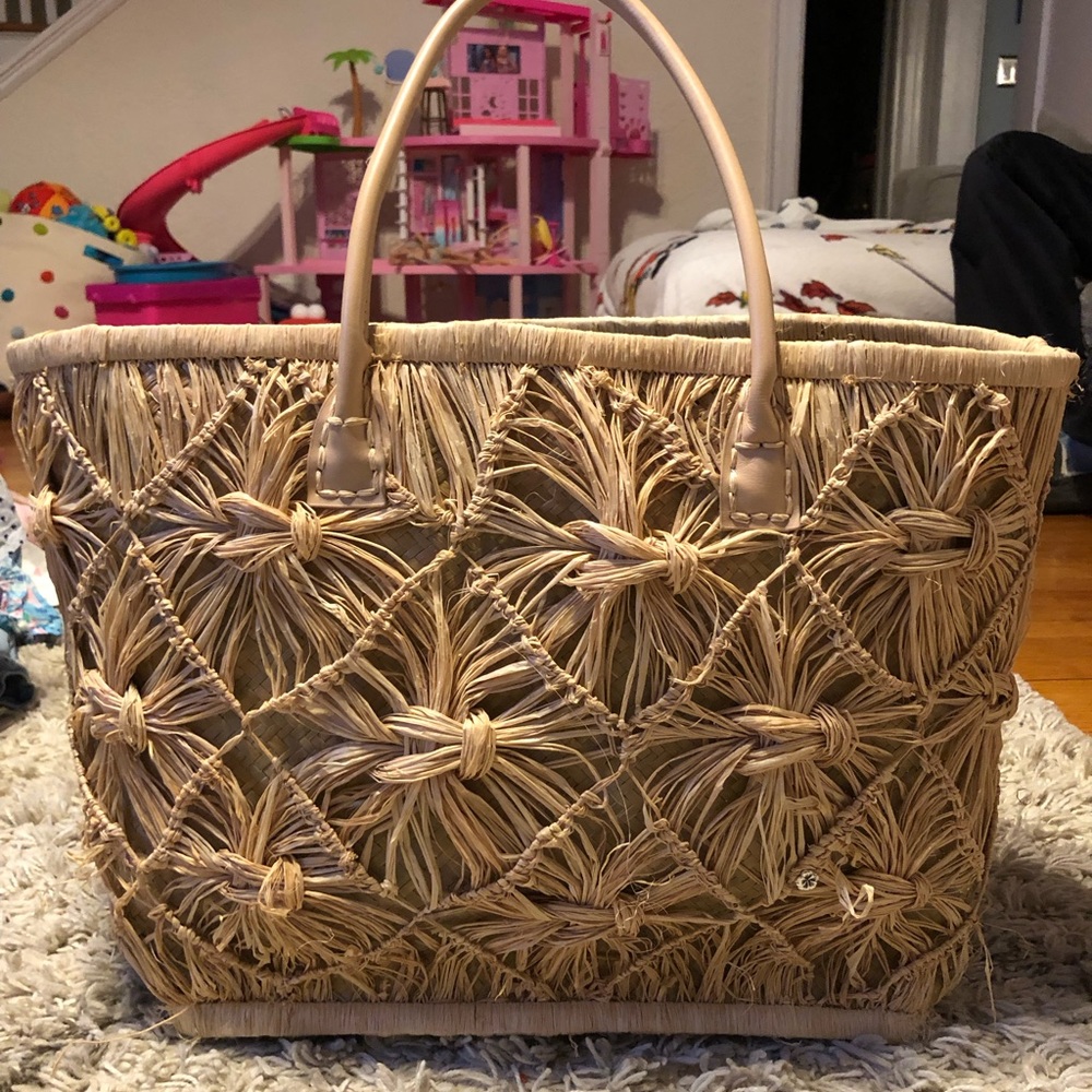 Flora Bella Large Straw Tote